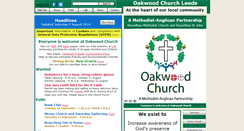 Desktop Screenshot of oakwoodchurch.info